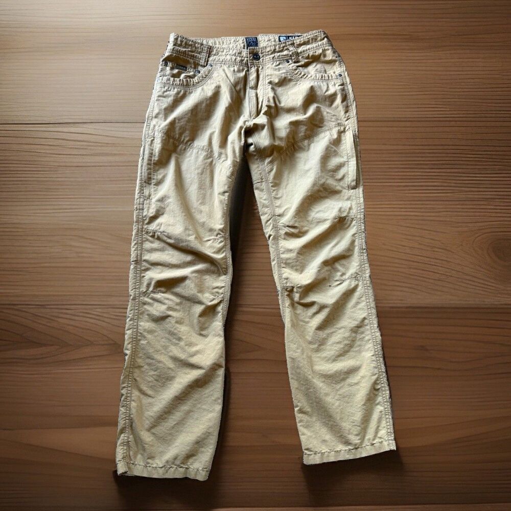 🔥KUHL Hiking Pants Men's 32x31 Khaki Tan Utility Hybrid Work Gorpcore Hike
